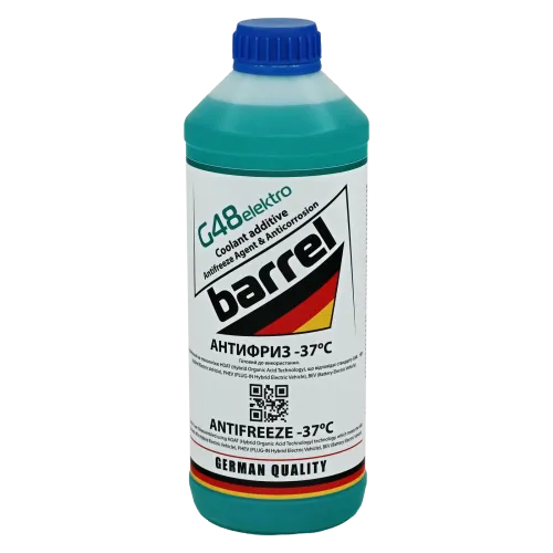 Рiдина охолоджуюча BARREL ANTIFREEZE G48 ELEKTRO ( -37°С) кан.1,5л