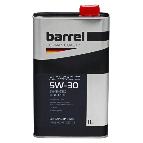 Олива моторна BARREL ALFA-PAO C3 5W30 SN/CI-4 кан.1л