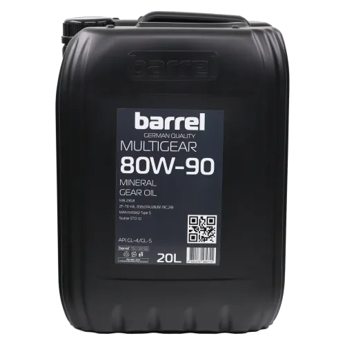 Олива трансмісійна BARREL MULTIGEAR 80W90 GL-4/GL-5 кан.20л