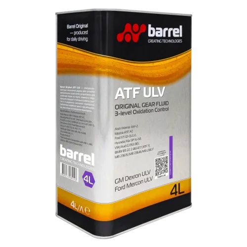 Олива трансмісійна Barrel Original ATF ULV, 4л