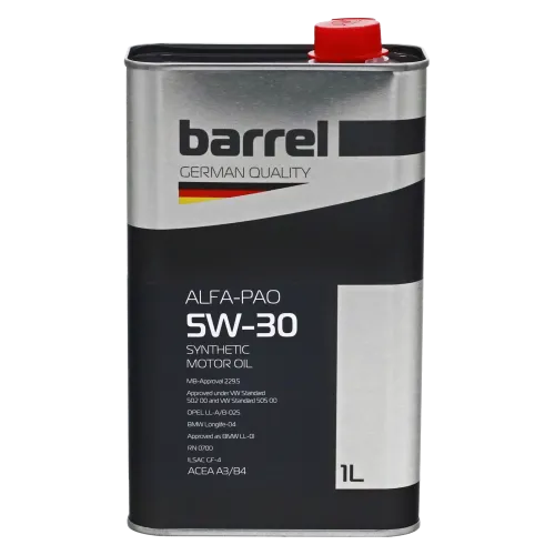Олива моторна BARREL ALFA-PAO 5W30 SN/СF кан.1л