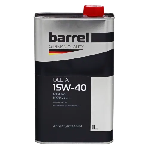 Олива моторна BARREL DELTA 15W40 SJ/CF кан.1л