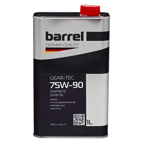 Олива трансмісійна BARREL GEAR-TEC 75W90 GL-4/GL-5 кан.1л