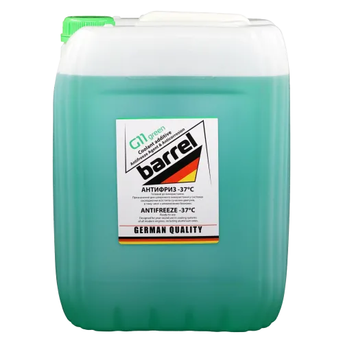 Рiдина охолоджуюча BARREL ANTIFREEZE MEG зелений G-11 Carbon (-37°С) кан.20л