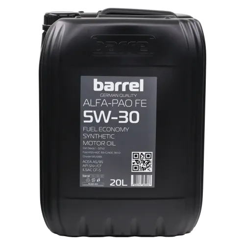 Олива моторна BARREL ALFA-PAO FE 5W30 SN+/CF кан.20л