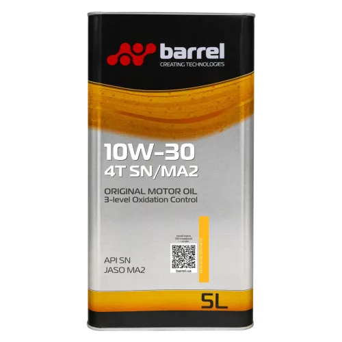 Олива моторна Barrel Original 10W-30 4T SN/MA2, 5л