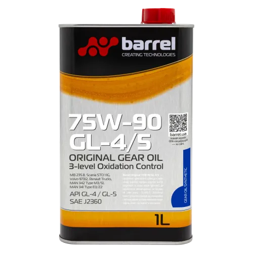 Олива трансмісійна Barrel Original 75W-90 GL-4/5, 1л