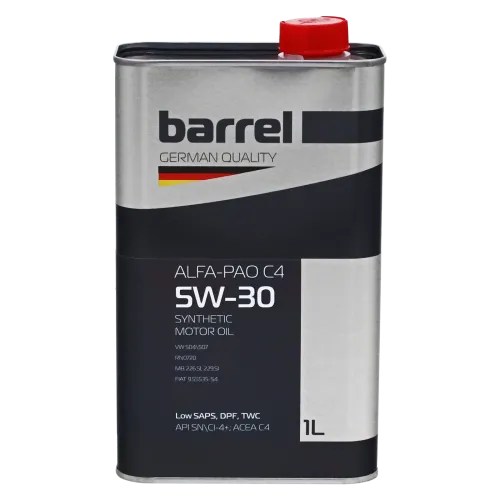 Олива моторна BARREL ALFA-PAO C4 5W30 SN/CI-4+ кан.1л