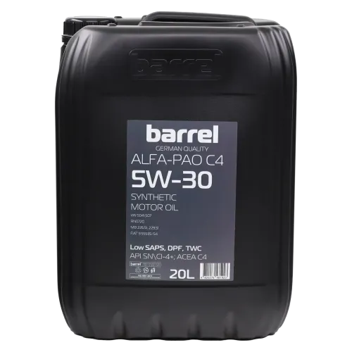 Олива моторна BARREL ALFA-PAO C4 5W30 SN/CI-4+ кан.20л