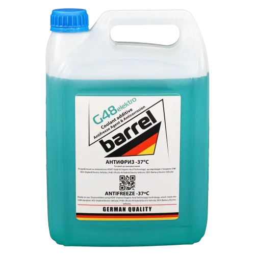 Рiдина охолоджуюча BARREL ANTIFREEZE G48 ELEKTRO ( -37°С) кан.5л