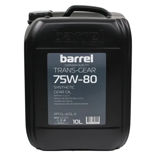 Олива трансмісійна BARREL TRANS GEAR 75W80 GL-4/GL-5 кан.10л