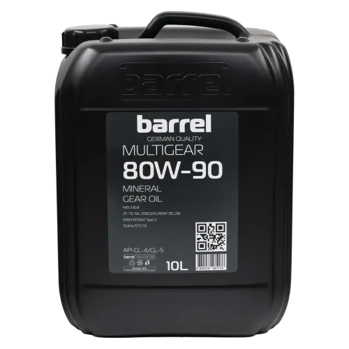 Олива трансмісійна BARREL MULTIGEAR 80W90 GL-4/GL-5 кан.10л