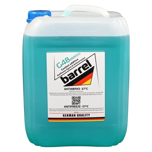 Рiдина охолоджуюча BARREL ANTIFREEZE G48 ELEKTRO ( -37°С) кан.10л