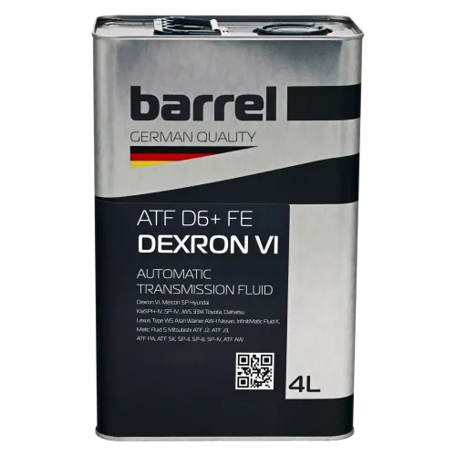 Олива трансмісійна BARREL ATF D6+FE DEXRON VI кан.4л