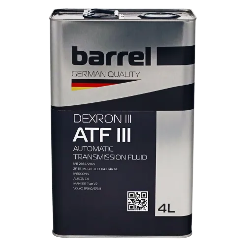 Олива трансмісійна BARREL ATF III DEXRON III кан.4л