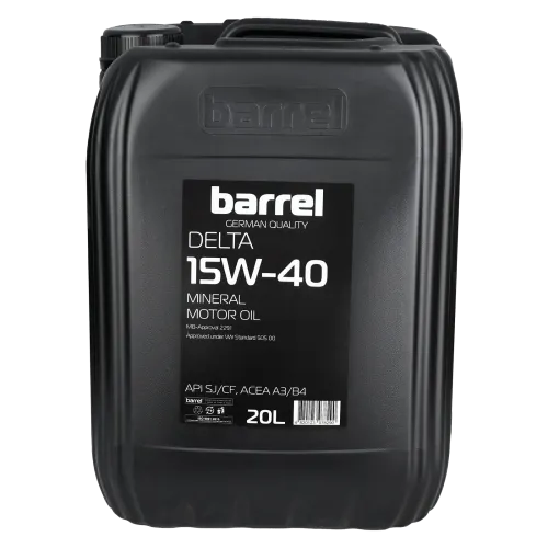 Олива моторна BARREL DELTA 15W40 SJ/CF кан.20л