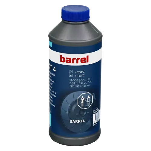 Рідина гальмівна BАRREL DOT-4 кан.0,5кг