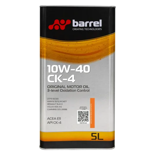 Олива моторна Barrel Original 10W-40 CK-4, 5л