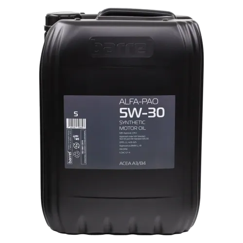 Олива моторна BARREL ALFA-PAO 5W30 SN/СF кан.20л