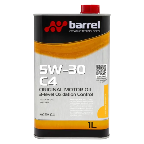 Олива моторна Barrel Original 5W-30 C4, 1л