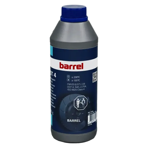 Рідина гальмівна BАRREL DOT-4 кан.1кг