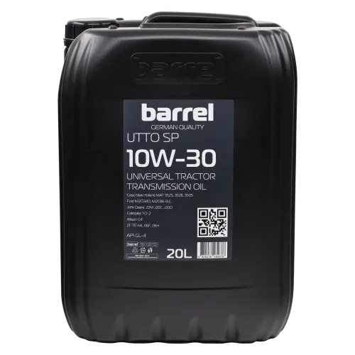 Олива трансмісійна BARREL UTTO SP 10W30 GL-4 кан.20л