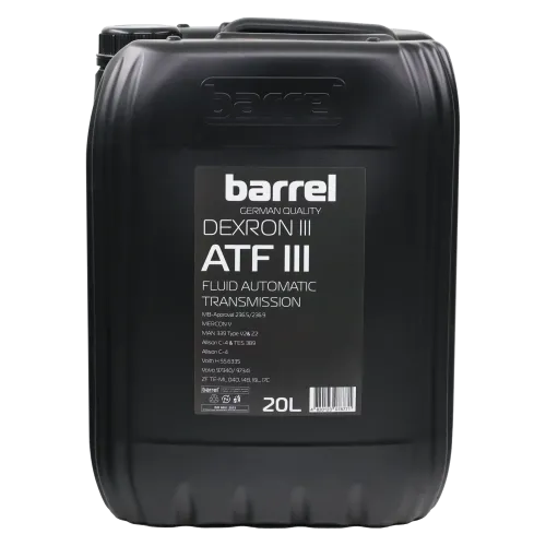 Олива трансмісійна BARREL ATF IIІ DEXRON IIІ кан.20л прозора