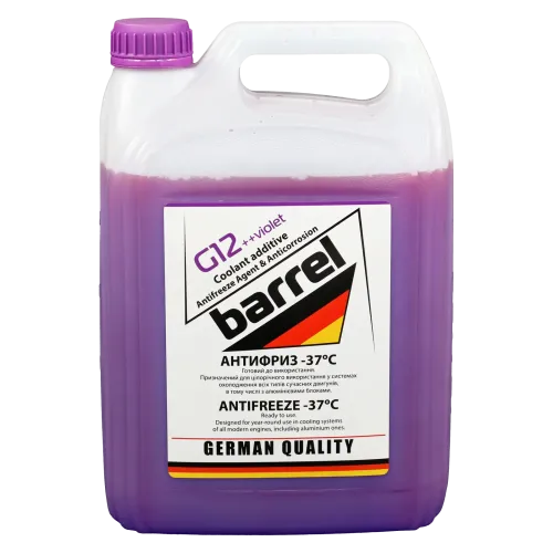 Рiдина охолоджуюча BARREL ANTIFREEZE MEG фіолетовий G-12++ Carbon (-37°С) кан.5л
