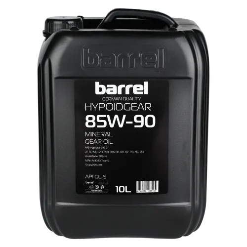 Олива трансмісійна BARREL HYPOIDGEAR 85W90 GL-5 кан.10л