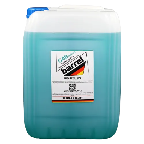 Рiдина охолоджуюча BARREL ANTIFREEZE G48 ELEKTRO ( -37°С) кан.20л
