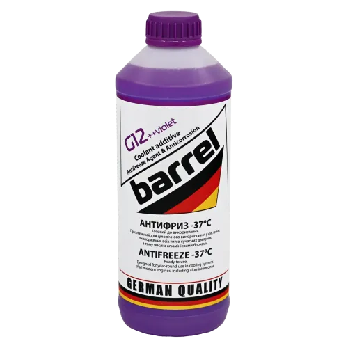 Рiдина охолоджуюча BARREL ANTIFREEZE MEG фіолетовий G-12++ Carbon (-37°С) кан.1,5л
